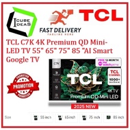 TCL TV C7K Premium QD-MiniLED TV | 55 65 75 85 inch | 144Hz VRR | Dolby Atmos/Vision | HDR 10+ / FRE