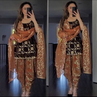 LAUNCHING NEW DESIGNER PARTY WEAR TOP,DHOTI SALWAR AND DUPATTA