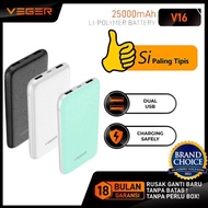 Power Bank Veger V16 25000mah Dual USB Original 1 Year Warranty