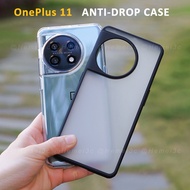 OnePlus 11 OnePlus11 5G Casing Transparent Matte PC Hard Phone Case Cover