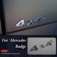 for Mercedes benz G650 G500 G63 G900  Wagon W463 4x42 5dr Tip Auto Squared Badge Trunk Emblem Chrome