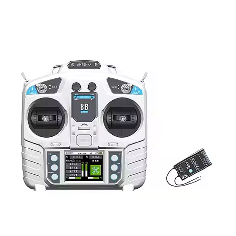 FC-[IANC-AB01] MC8B MINI 2.4G 8Ch RC Transmitter With MC8RE-V2 Receiver Radio System For RC Airplane