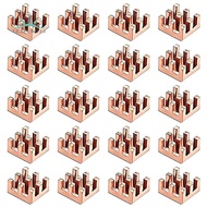 For Memory RAM VGA DDR GPU IC Chipset 6x6x3mm Copper Heatsink DIY Components