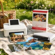 Compatible Photo Paper & Ink Set For SELPHY CP1500/CP1300/CP1200/CP910/CP900 4x6 Glossy Photo Paper 