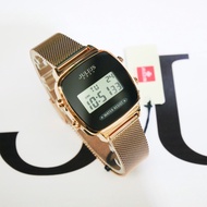 Julius นาฬิกาแฟชั่นเกาหลีของแท้ 100% ประกันศูนย์ไทย นาฬิกาข้อมือผู้หญิง สายสแตนเลส รุ่น Ja-1160
