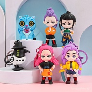 KPOP Demon Slayer New Character Figurine Pendant demon hunters Soft plastic figurine keychain gift t