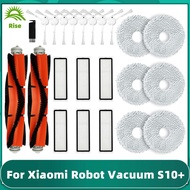 For Xiaomi Robot Vacuum S10+ / S10 Plus Spare Parts Accessories Main Side Brush Hepa Filter Mop Rag Cloth
