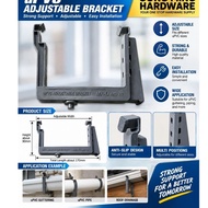 GUTTER ADJUSTABLE PVC BRACKET(PVC RAINWATER GUTTER) GREY