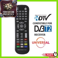 [Ready Stock] iHandy Universal DVB-T2 Remote Control Replacement For MYTV Decoder Digital Receiver T