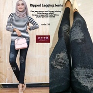 Leggings ATTA JEANS RIPPED 190420