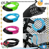 OLINI Bike Lock Cycle Security Resettable Cable Chain Padlock