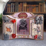 玫瑰愛麗絲桌面收納盒、筆刷架、化妝品收納盒、化妝品收納