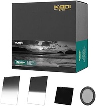 KANI 807042 HT100 III 3.9 inch (100 mm) Wide Square Filter Set, Half ND Filter Set, CPL for Both Ada