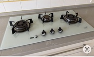 TGC 煤氣爐煮食爐  TRTB83ST-G 3-Burner Glass Gas Stove