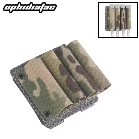 OPHIDIAN 4 Bundles of Light Sticks Storage Bag MOLLE Light Stick Bag Outdoor Adventure Hunting Fishi