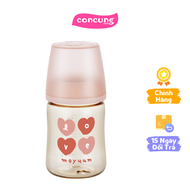 Bình sữa Moyuum thế hệ 3 PPSU 170ml (trái tim hồng)