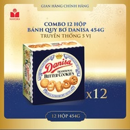 [NEW] COMBO 12 HỘP BÁNH QUY BƠ DANISA 454G