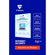 Software F-Secure Internet Security 1U/3Y FCFYOE3N001E1
