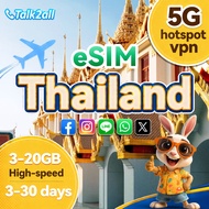 Thailand eSIM | AIS network | 3-20 days total data allowance | High-speed 4G/5G | Instant QR code se