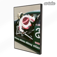 Poster Frame Formula 1 F1 Stussy - Wall Art Frame Block Decoration Minimalist Aesthetic Wall Room Di