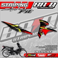 02 SUPRA FIT STRIPING - SUPRA FIT PREMIUM STRIPING WITH RACING MOTIF