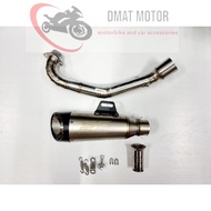 Sale คอท่อสแตนเลส คอท่อ Xmax300 ปี 2021 - 23 พร้อมปลายท่อ SC โปร Moto GP ตัวอ้วน ฟรีแคทลดเสียง