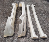 สเกิร์ต ชุดแต่งรถยนต์Nissan March ปี2010-2012ทรง EURO