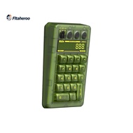 Retro 18 Mechanical Keyboard Numpad with Built-in Calculator Tri-Mode Connectivity(Bluetooth/2.4G/Wi