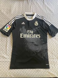 Adidas 2014-15 西甲皇家馬德里 Real madrid C羅 Ronaldo 黑龍足球衣