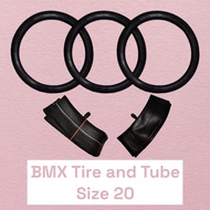 Bike Tire and Interior Tube Size 20 x 1.75 and 20 x 2.125 for BMX Folding Bike