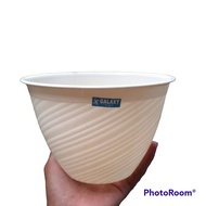 6pc Galaxy Tulip Pot 17cm White Pot Flower Pot