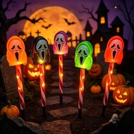 Funny Grimace Pumpkin Shape Solar Plug-In Light Waterproof Power-Free Halloween Courtyard Facade Atm