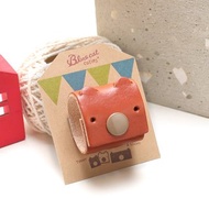 烏龍茶色 大隻的Tinny 真皮革手工 USB-C 2公尺 集線器