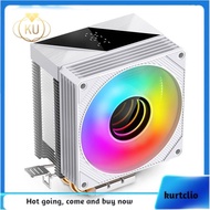 CPU Cooler, ARGB Quiet Fan 2 Heat Pipes Air Radiator for LGA1700 1200 115X AM4 AM5 PC Processor Heat