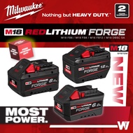 MILWAUKEE M18 RED LITHIUM FORGE 6.0Ah BATTERY - M18 FB6 ASIA