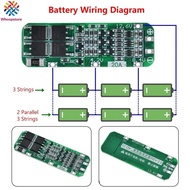 3S 20A Charger BMS Protection Board 12 6V Lithium Battery Overcharge Protection