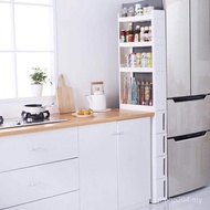 Kitchen Plastic 17cm Storage Cabinet Storage Cabinet Narrow Bathroom Toilet Gap Storage Cabinet Stor
