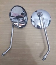 SPION BULAT RETRO TANGKAI PANJANG FAZZIO SCOOPY FINO C70 C50 V80 FILLANO DAN MOTOR LAINNYA DRAT 14 &