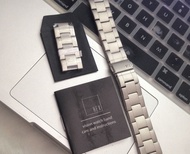 ⌚️ HEX VISION Stainless Watch Band 20mm WHITE NEW 全新 錶带 不鏽鋼 手錶帶 白鋼 20mm ⌚️