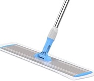 Rotating Mop, Bold Stainless Steel Rod High Density Aluminum Alloy Floor Wet and Dry Mop Cloth Suitable for Household Use Flat Mop Commemoration Day Better life