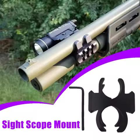 Aluminum Barrel Scope Mount Clamp for Flashlights Telescopic Sights Lasers Bicycles Multi-purpose Gu