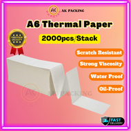 AKPACKING A6 Thermal Paper A6 2000pcs/5000pcs Airway Bill Paper Awb 100mm x 150mm