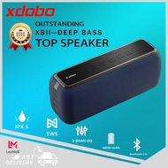 XDOBO X8-ii อย่างเป็นทางการของแท้ 60W ลำโพงบลูทู ธ ซับวูฟเฟอร์แบบพกพาพลังสูงปาร์ตี้กันน้ำลำโพงบรูทูธ