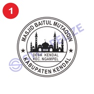 Stempel Masjid / Musholla / DKM / Takmir