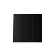 SWITCH 16A 3GANG 1WAY SIMON E6 72103-26 BLACK