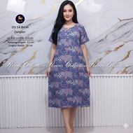 Batik Kuda Mas Daster 54 Daster Short Sleeves Below the Knee 3 Front Buttons Nursing