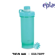 EPLAS MODERN Sport Water Bottle With Shaker Ball , Water Tumbler, Botol Air 750ml