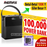 REMAX 100000mAh Power Bank 100k Powerbank Charger USB Type C Usb C Camping Large Besar Huge FP1 Orig
