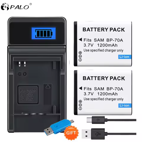 BP-70A EA-BP70A IA-BP70A BP70A IABP70A Battery for SAMSUNG AQ100 DV150F ES65 ES67 ES70 ES71 ES73 ES7