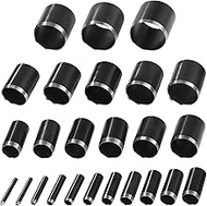 25 Pcs Leather Circle Cutter Tools, 0.04"-0.98" Multi-Material Punch Set - Round Hole Dies for Fabri
